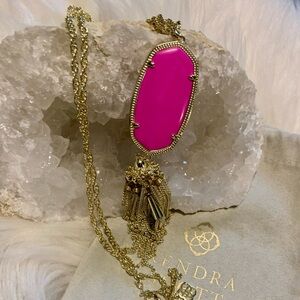 Kendra Scott Pink Rayne Necklace